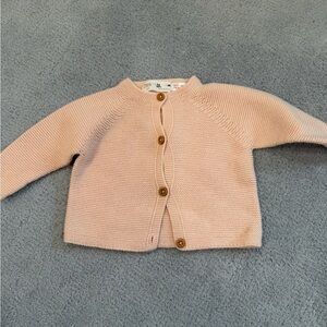 Zara baby Pink Knit Cardigan